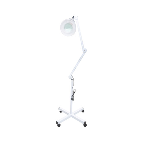 Lámpara-lupa LED cuadrada sin pie