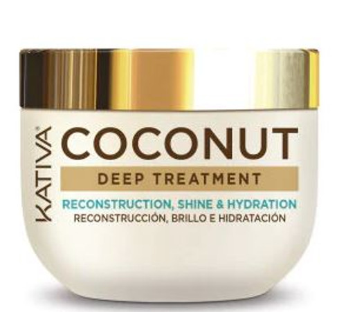 KATIVA COCONUT RETIINOL Y ACEITE DE ALMENDRA TRATAMIENTO PROFUNDO RECOSTRUCCION Y BRILLO
10.1 OZ