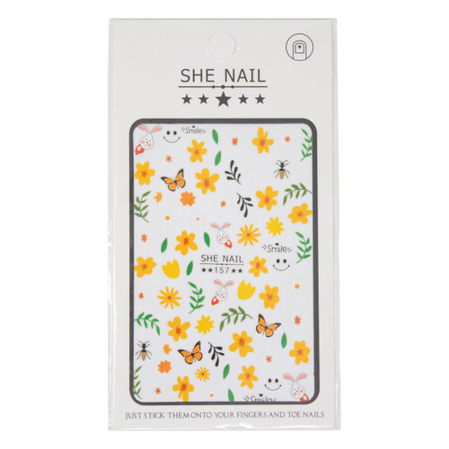 CALCOMANIA FLORES 157