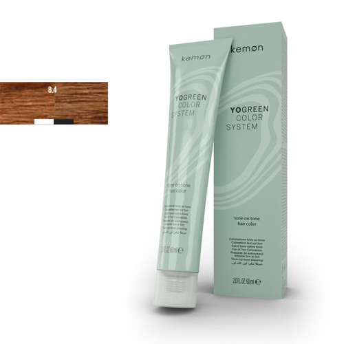 YO GREEN #8.4 LIGHT COPPER BLONDE