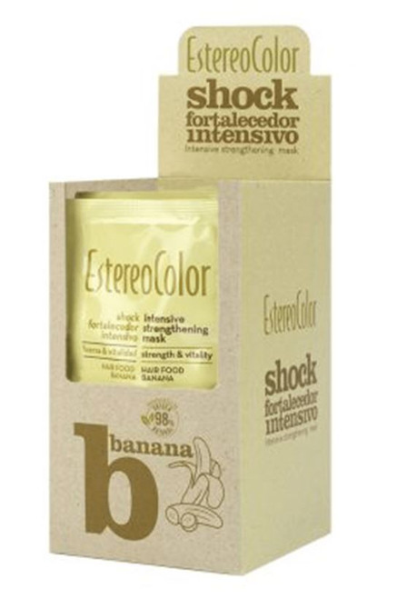 SHOCK FORTALECEDOR INTENSIVO BANANA 50ML SOBRE SHOCK FORTALECEDOR INTENSIVO BANANA 50ML SOBRE