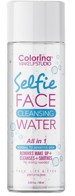 COLORINA SELFIE FACE CLEANSING WATER .35OZ