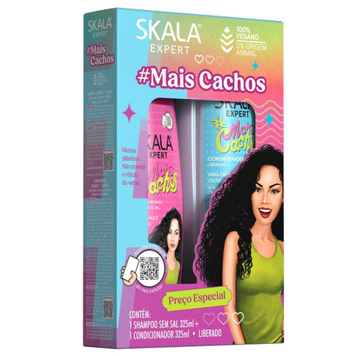 SKALA MAIS CACHOS KIT SHAMPOO & ACONDICIONADOR 250ML