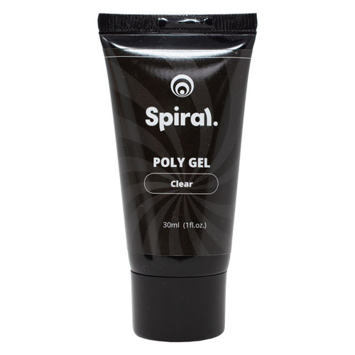 SPIRAL POLY GEL ICE CLEAR 1OZ