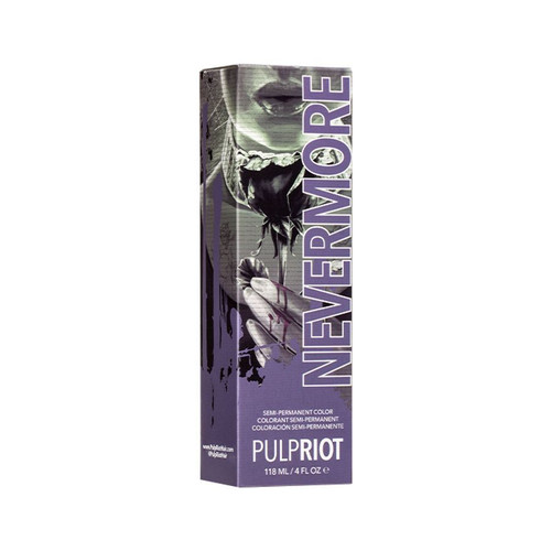 PULPRIOT SEMI-PERMANENT
HAIR COLOR NEVERMORE 4 OZ