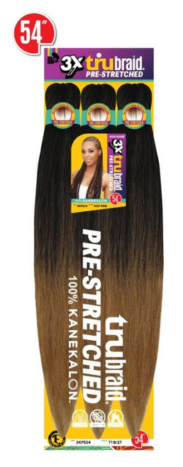 EXTENSION 3X TRUBRAID PRE-STRETCHED KANEKALON 54" #T1B-30