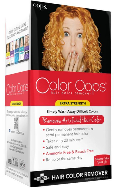 COLOR OOPS EXTRA STRENGTH HAIR COLOR REMOVER COLOR OOPS EXTRA STRENGTH HAIR COLOR REMOVER