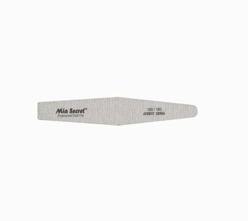 MIA SECRET ZEBRA DIAMOND NAIL FILE 180/180 BLUE CENTER
