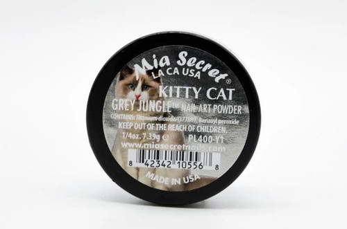 MIA SECRET GREY JUNGLE - KITTY CAT NAIL ART POWDER PL400-Y1