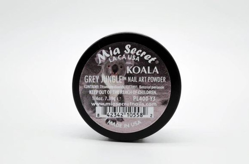 MIA SECRET GREY JUNGLE - KOALA NAIL ART POWDER PL400-Y3