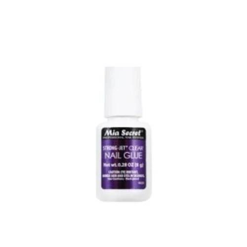 MIA SECRET STRONG-JET BRUSH ON CLEAR NAIL GLUE