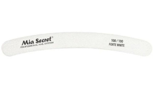 MIA SECRET WHITE CURVED NAIL FILE 100/100