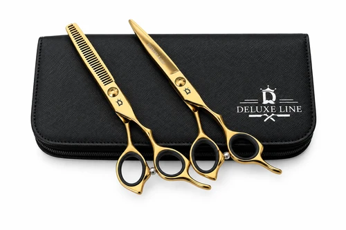 DELUXE LINE SET TIJERA GOLD 6"