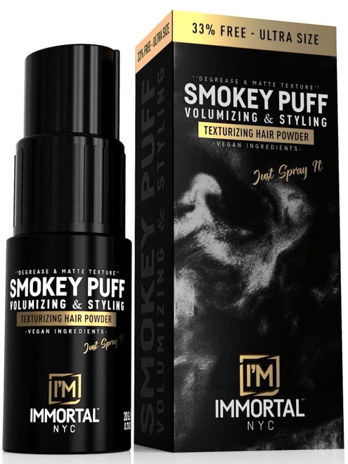 IMMORTAL NYC SMOKEY VOLUMIZING & STYLING POWDER WAX BLACK 20GR