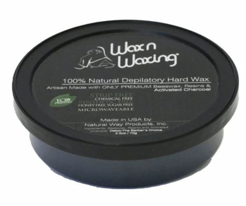 NATURAL WAY WAX N WAXING CHARCOAL FORMULA MICROWAVEABLE 2.5OZ