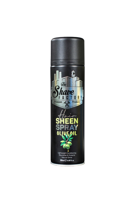 THE SHAVE FACTORY HAIR SHEEN SPRAY 500ML OLIVE OIL