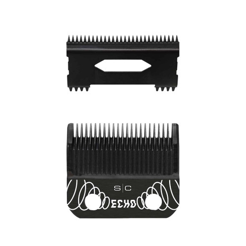 STYLECRAFT ECHO BLACK DLC CLIPPER BLADE & SLIM DEEP TOOTH CUTTER SET