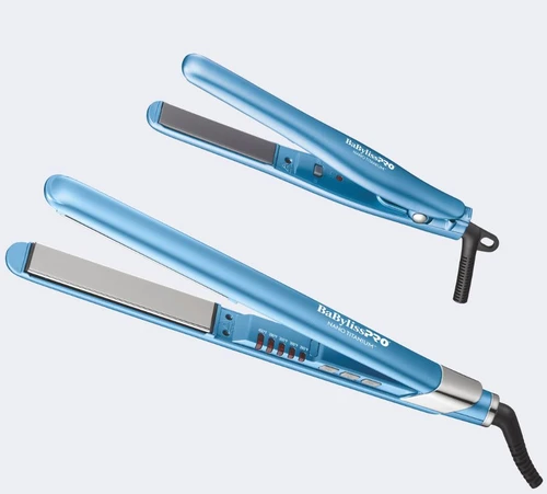 BABYLISS NANO TITANIUM COMBO PLANCHA 1" & MINI 3/4