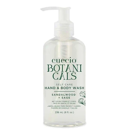 CUCCIO BOTANICAL HAND & BODY WASH SANDALWOOD + SAGE 8 OZ