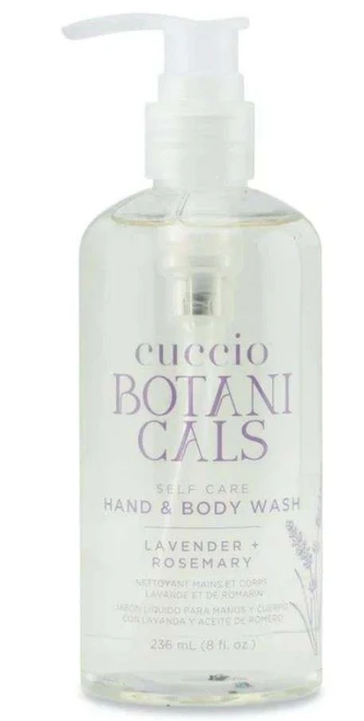 CUCCIO BOTANICAL HAND & BODY LAVENDER & ROSEMARY 8 OZ