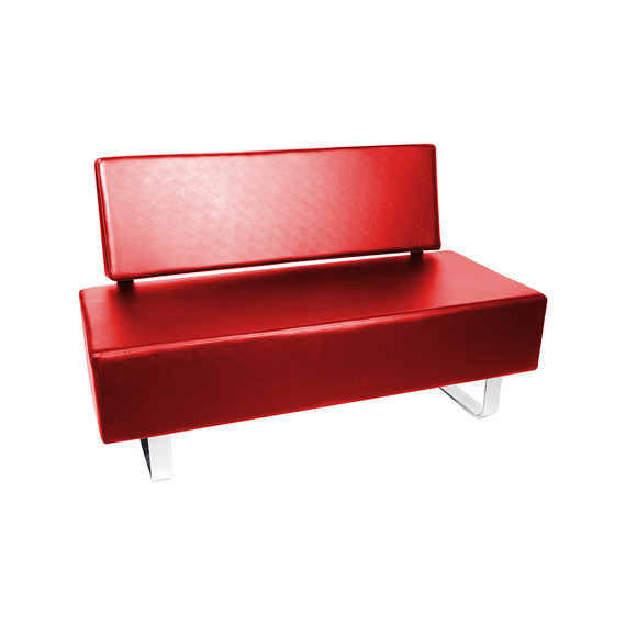 SILLA DE ESPERA PARA RECEPCION ROJO