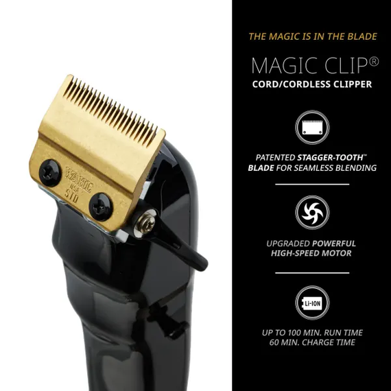 5 STAR MAGIC CLIPPER CORDLESS BLACK