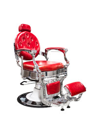 SILLA RECLINABLE RED & SILVER VINTAGE YP8827