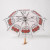 Kids Umbrella 46cm White, Aluminum Frame, Plastic Curved Handle, Manual, Weather-Resistant, Made in Portugal, Ethical Craftsmanship