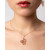 925 Sterling Silver Flower Pendant, Rose Gold-Plated, 30mm, Nickel-Free, Passivation-Treated, Made in Italy, SIWF signature flower-fist design
