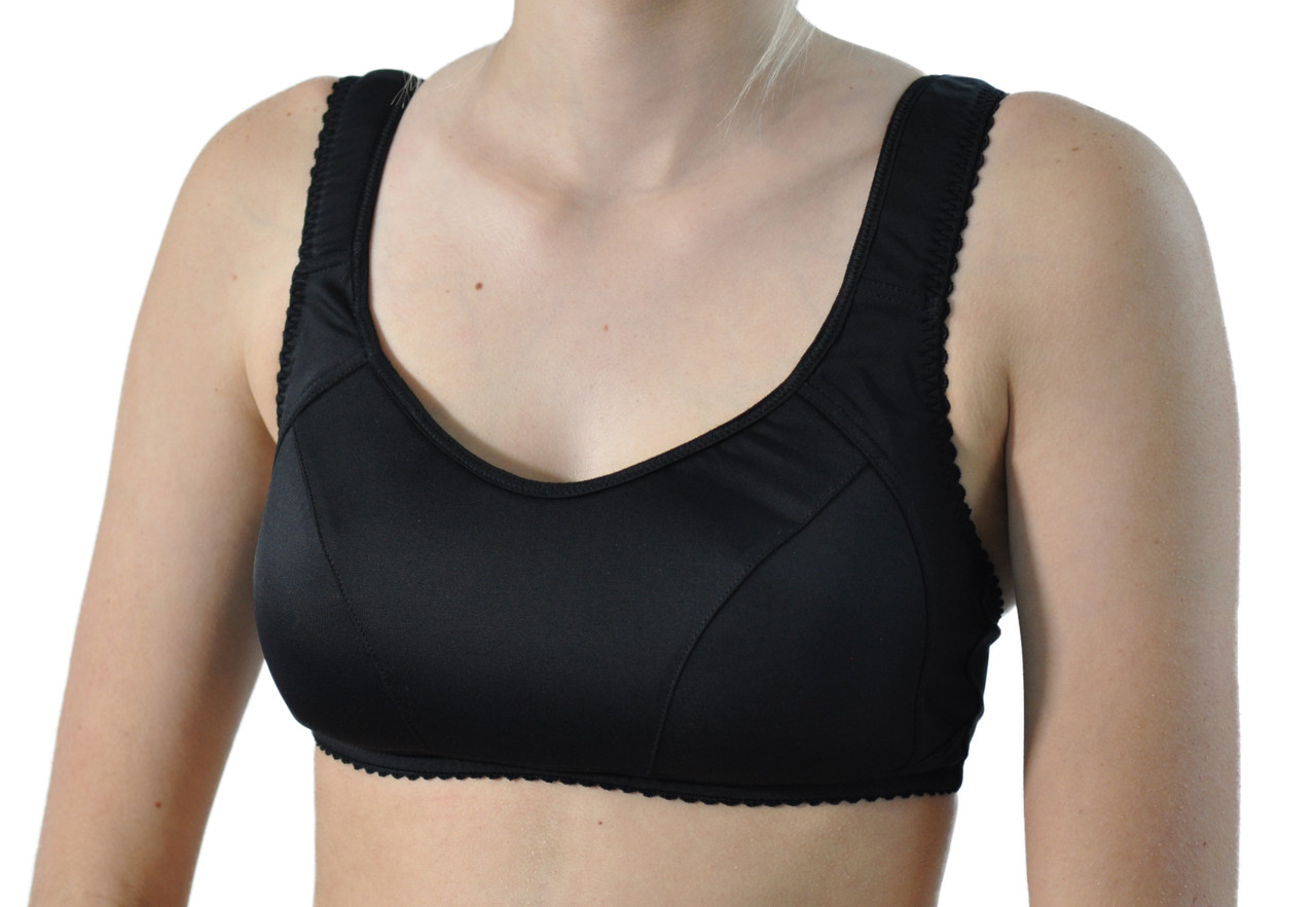 Dedra Compression Post Mastectomy Lumpectomy Sports Pocket Bra #5606