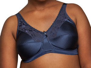 Nearly Me Style 600 Mastectomy Pocket Bra - navy Nearly Me Style 600 Mastectomy Pocket Bra - navy
