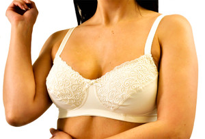 Nearly Me Post Mastectomy Lumpectomy Pocket Bra Kyla #5384- for Silicone Breast form Prosthesis Insert Nearly Me Post Mastectomy Lumpectomy Pocket Bra Kyla #5384- for Silicone Breast form Prosthesis Insert