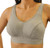 The #550 Heather Gray sports mastectomy pocket bra offers moderate support with a relaxed fit and style.