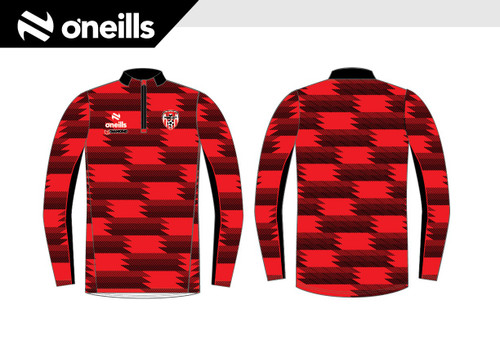 Derry City FC U14/15 Sub X Brushed Half Zip Top (Kids)