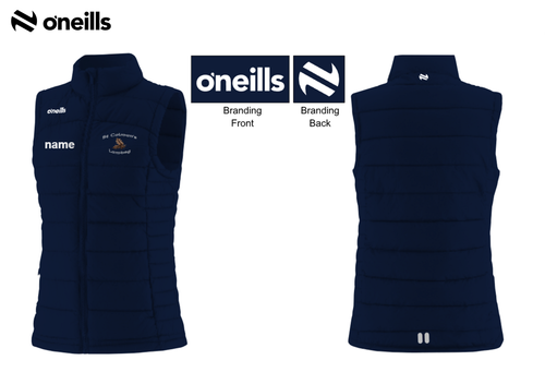 St. Colmans PS Lambeg Ash Padded Gilet (Ladies)
