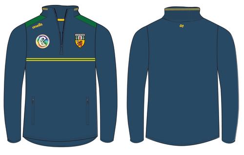 Antrim Camogie Nepal Brushed Half Zip Top Marine (Kids)