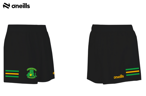 St. Molaise LGFA Mourne Printed Shorts Black (Kids)