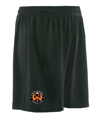 Winton Wanderers Aztec Soccer Shorts Black (Adults)