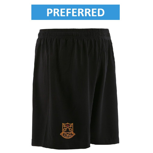 St. Peters School Gloucester Aztec Soccer Shorts Black (Adults)
