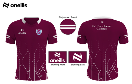 St. Fancheas College Enniskillen Team Short Sleeve Training Top (Adults)