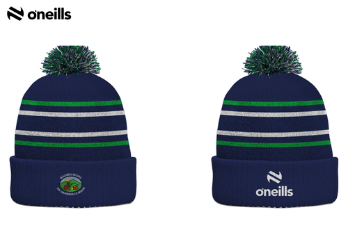 Granemore Camogie Bluestack Knitted Bobble Hat (Kids)