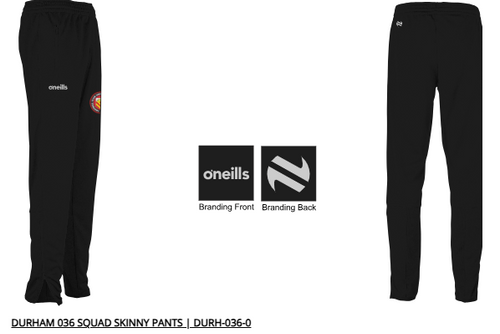 FC United of Manchester Durham Skinny Tracksuit Bottoms (Adults)