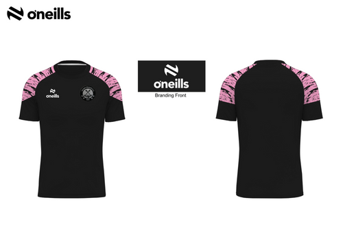 St Peters GAC Black/Pink Carvelle T-shirt (Adults)