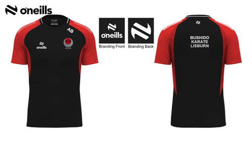 Bushido Karate Black/Red Odin T-shirt (Kids)
