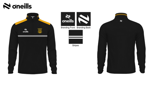 Loughmacrory St. Teresas Naples Brushed Half Zip Top (Adults)