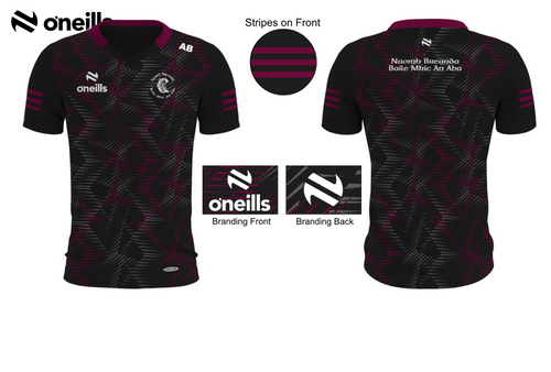 St. Brendas Camogie Black Training Jersey (Adults)