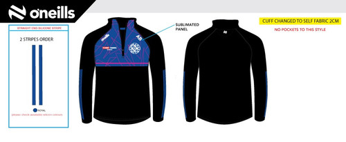 Clan na Gael CLG Lurgan Dolmen Brushed Half Zip Top Pink (Kids)