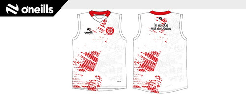 Tir na nOg Team Vest Top White (Adults)