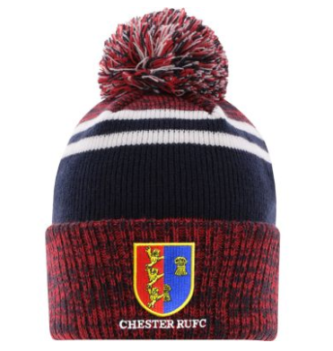 Chester RUFC Canyon Knitted Bobble Hat (Adults)
