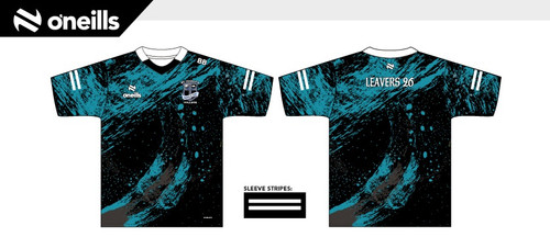 St. Ciarans College Team Short Sleeve Training Top Leavers 26 Text (Kids)
